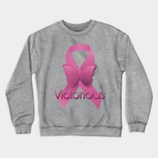 Breast Cancer Pink Ribbon Crewneck Sweatshirt